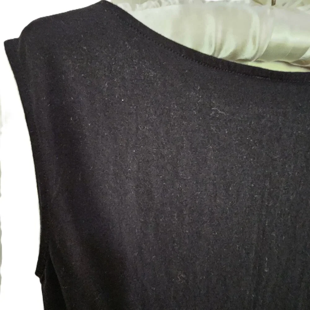 RESORT READY EXPRESS BLACK  and SILVER SLEEVELESS MINI DRESS SIZE XS - Picture 4 of 9